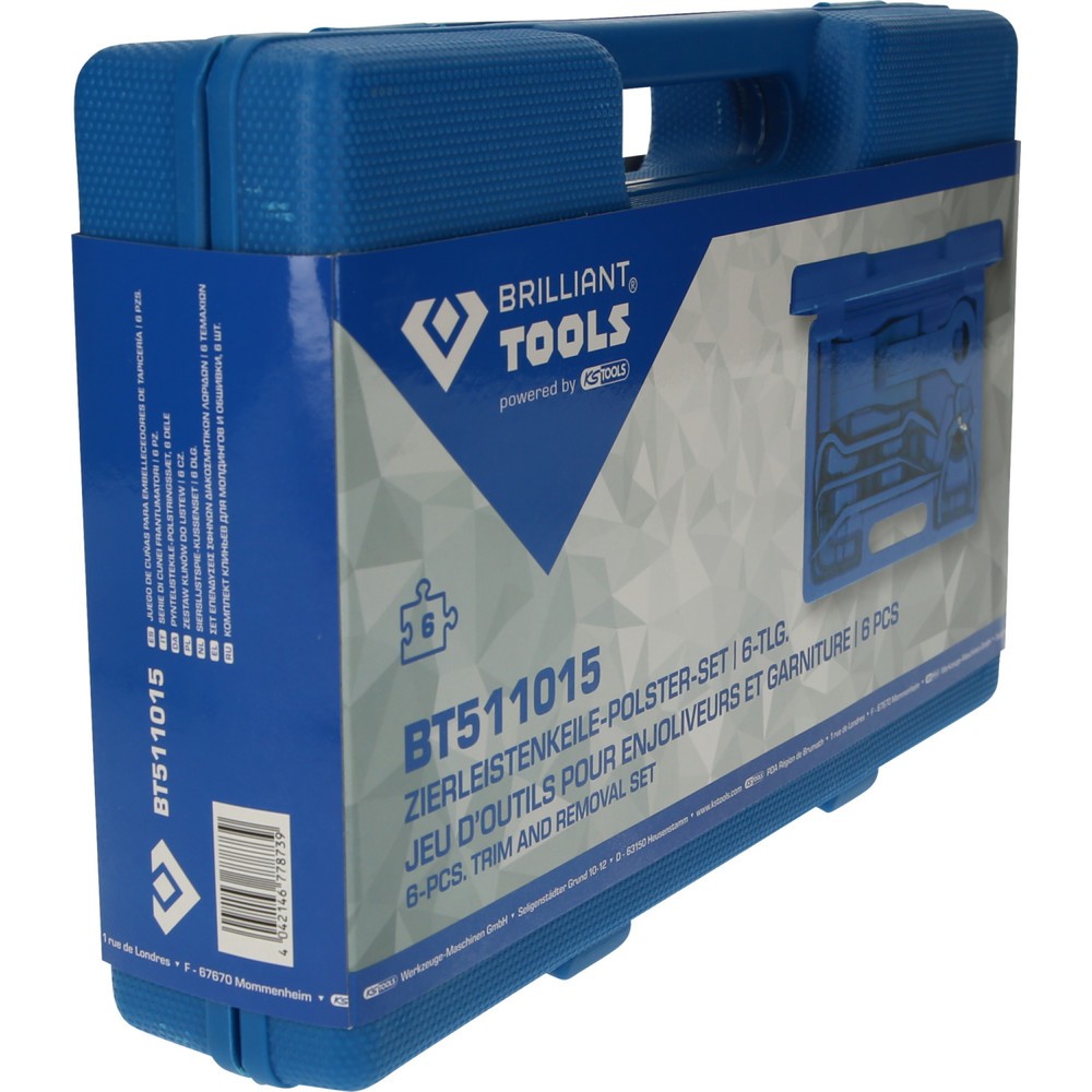 Produktabbildung Nr. 8: BRILLIANT TOOLS Zierleistenkeile-Polster-Satz, 6-tlg