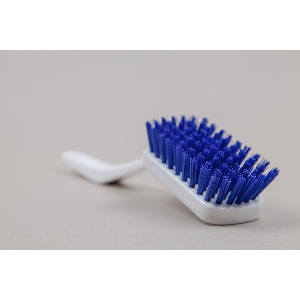 N° de l'image du produit 2 : Brosse à manche hygiénique, plastique, poils polyester 0,35, moyenne, bleu