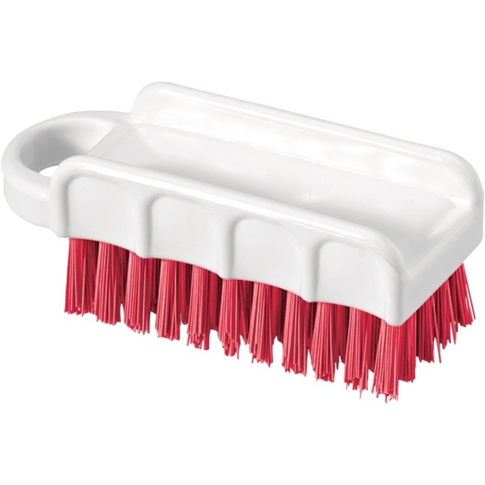 N° de l'image du produit 2 : Brosse à ongles HACCP longueur 155 mm épaisseur des poils 0,50 mm rouge NÖLLE