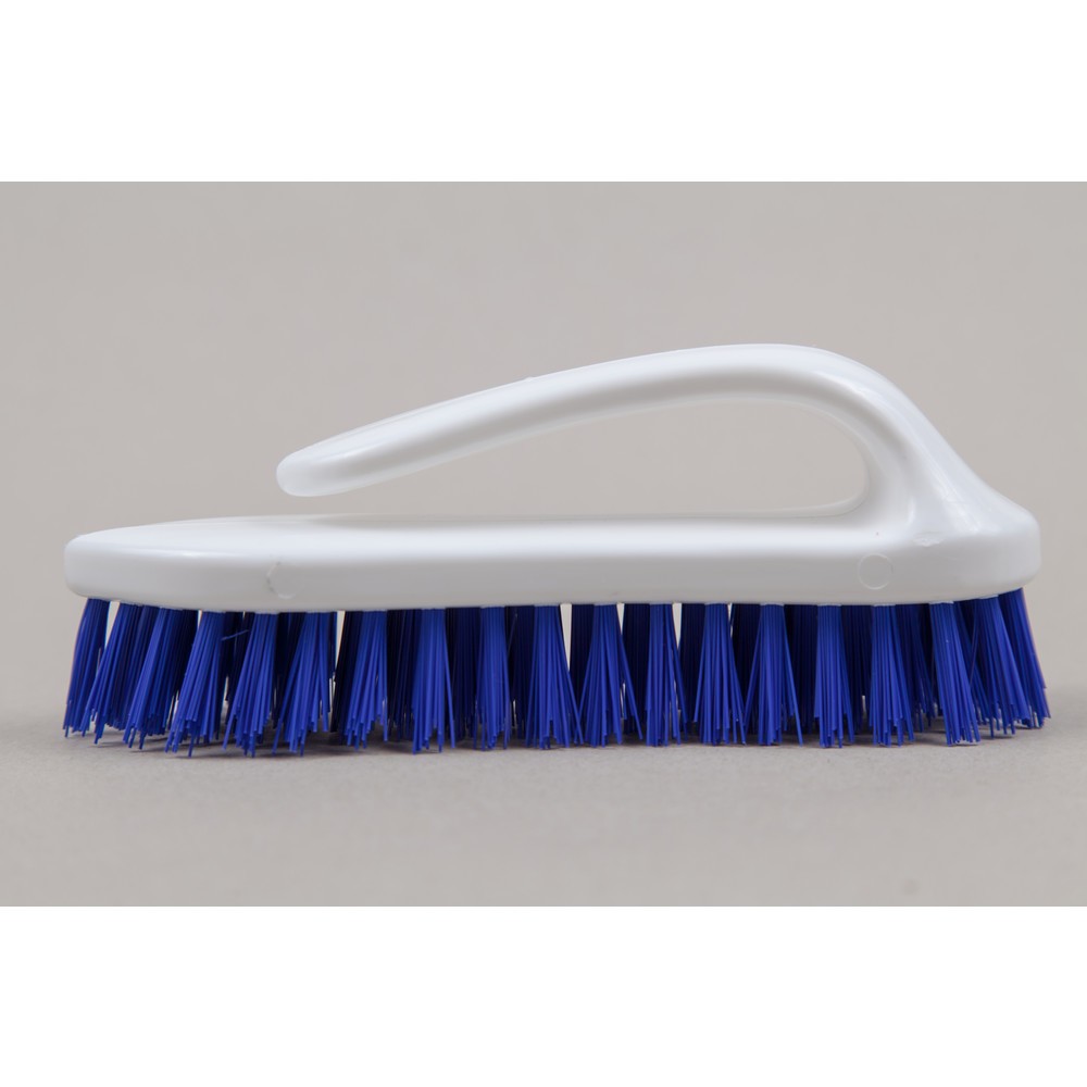 N° de l'image du produit 2 : Brosse de lavage hygiénique avec arceau, plastique, poils en polyester 0,50, dure, bleu