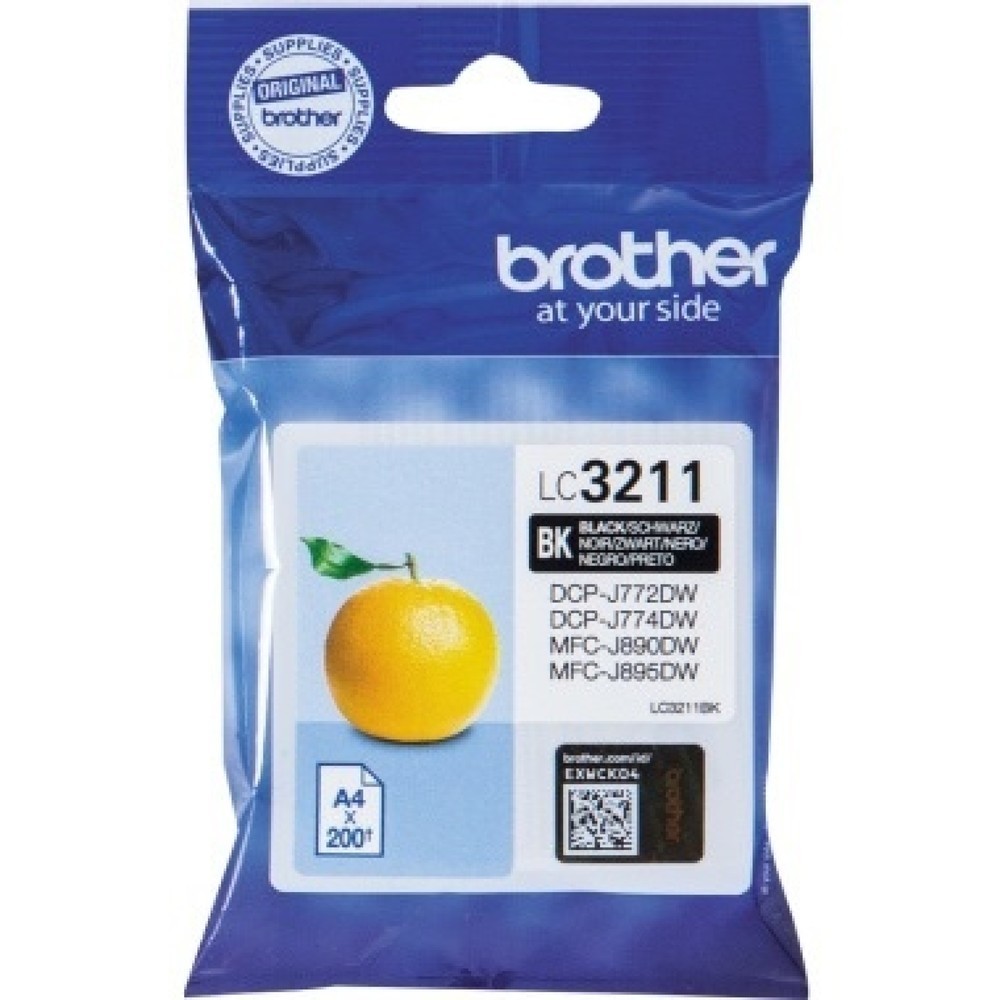 Produktabbildung: Brother Tintenpatrone LC3211BK schwarz