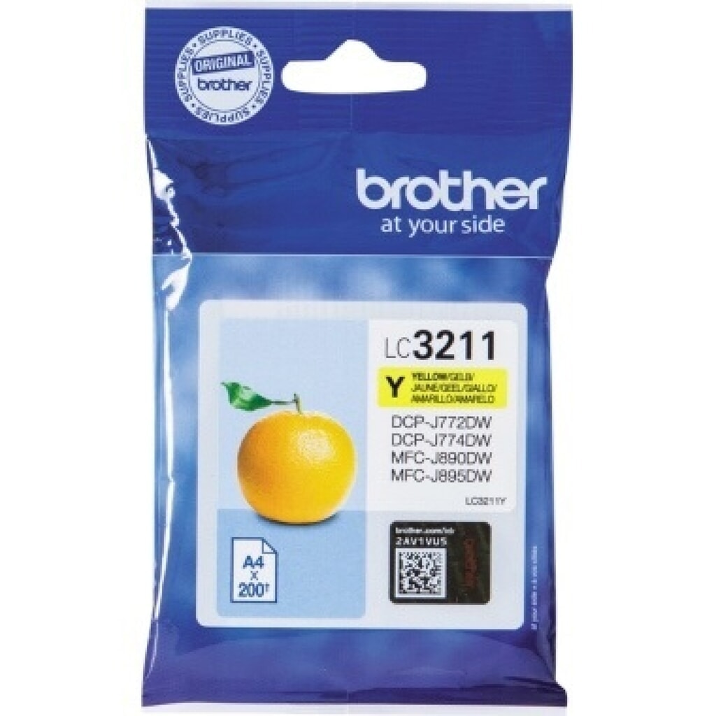 Produktabbildung Nr. 1: Brother Tintenpatrone LC3211Y gelb