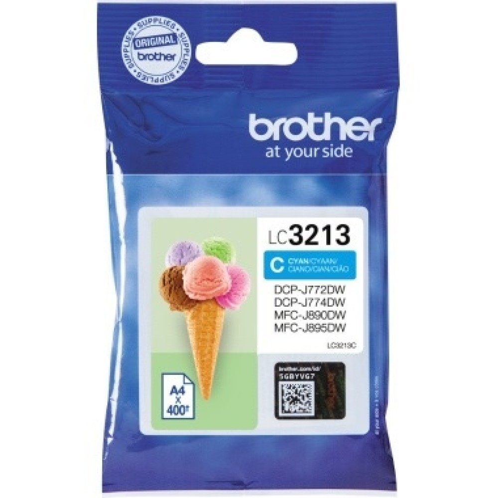 Produktabbildung Nr. 1: Brother Tintenpatrone LC3213C cyan