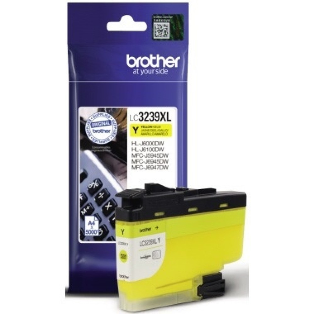 Produktabbildung Nr. 1: Brother Tintenpatrone LC3239XLY 5.000Seiten gelb