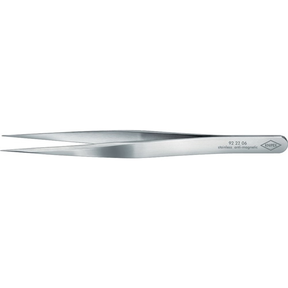 N° de l'image du produit 2 : Pincette de précision longueur 130 mm droit inox., antimagnétique KNIPEX