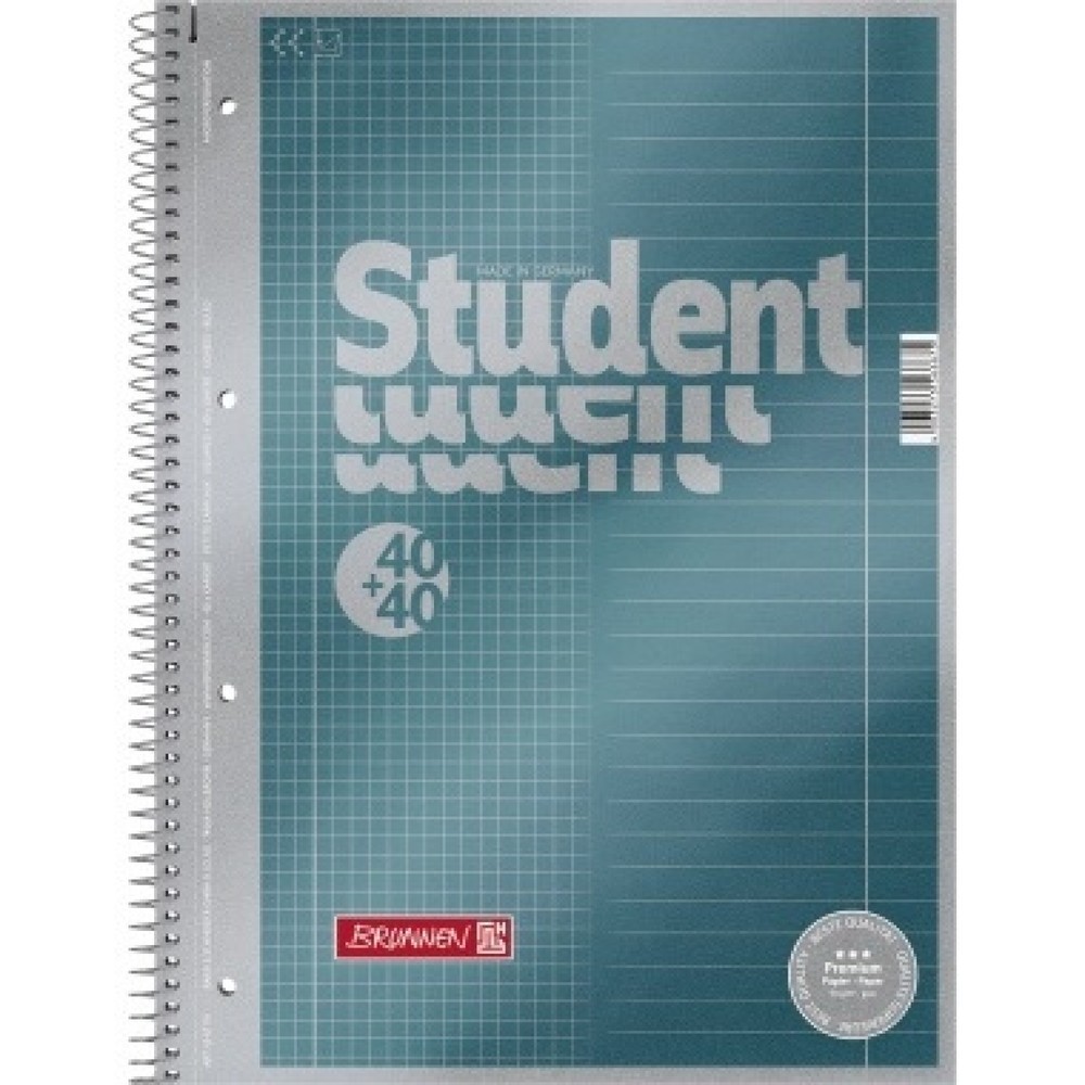 Produktabbildung: BRUNNEN Collegeblock Duo A4 Lin28+27 Premium