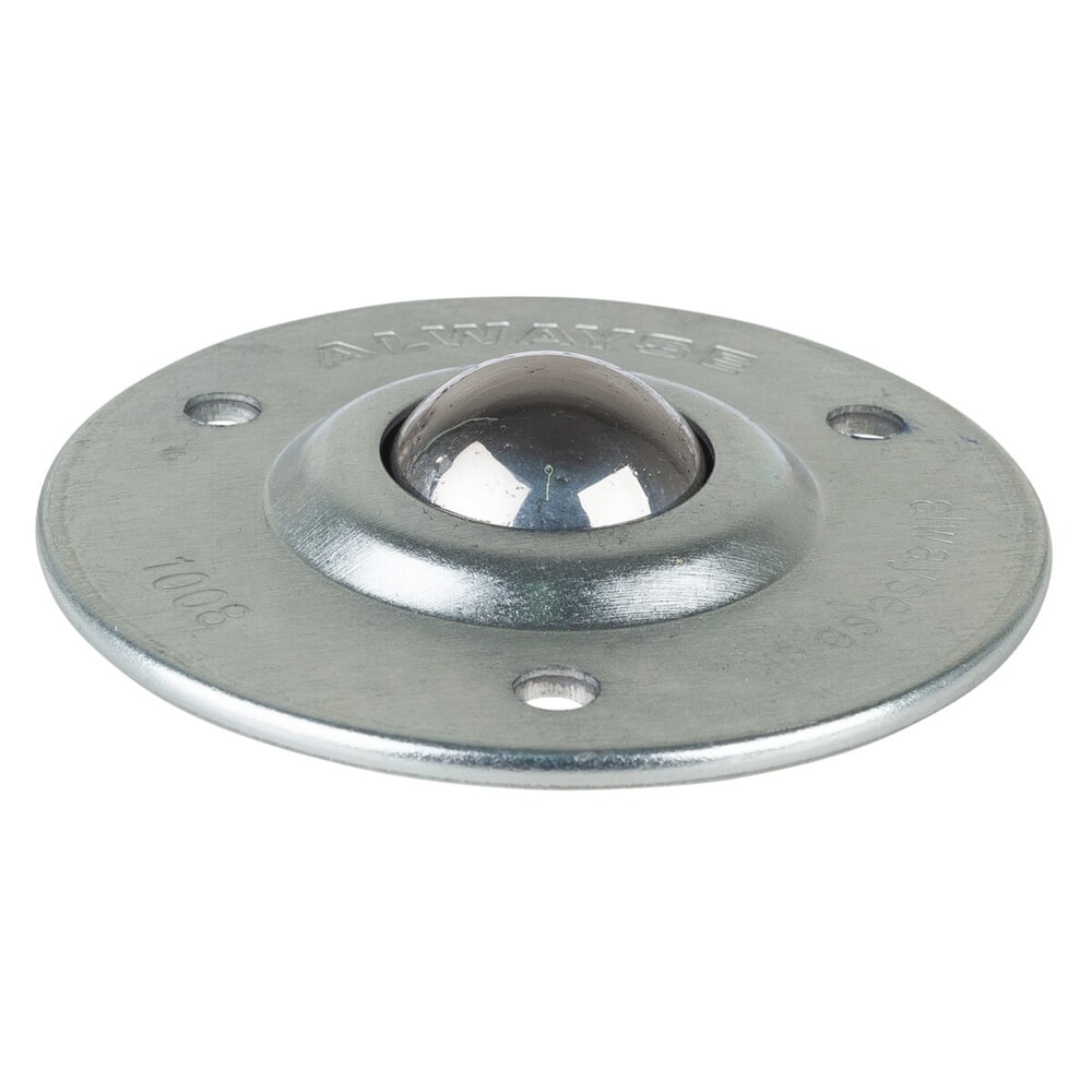 Produktabbildung Nr. 1: BS ROLLEN Kugelrolle mit Befestigungsbohrung, Stahl, Ø 25 mm, TK 55 kg