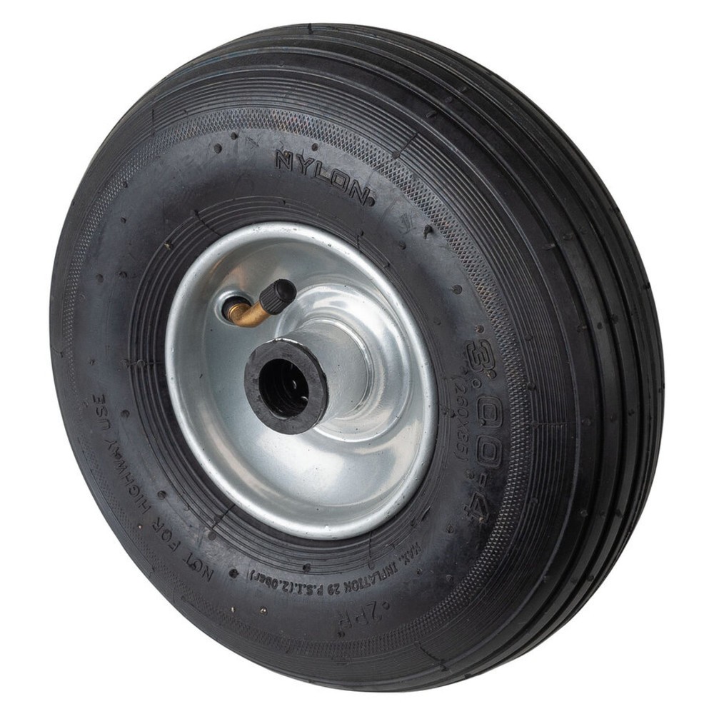 Produktabbildung Nr. 1: BS ROLLEN Luftrad, Rillenprofil, Rollenlager, Ø x Breite 260 x 85 mm, TK 130 kg