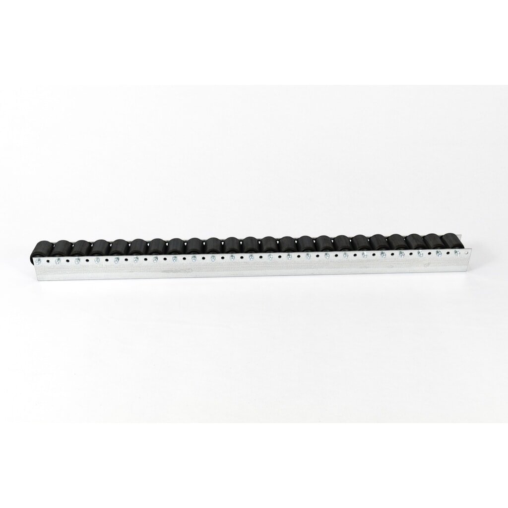 Produktabbildung Nr. 3: BS ROLLEN Paletten-Rollenschiene, Kunststoffrolle ohne Spurkranz, TK pro Rolle 65 kg, Teilung 104 mm