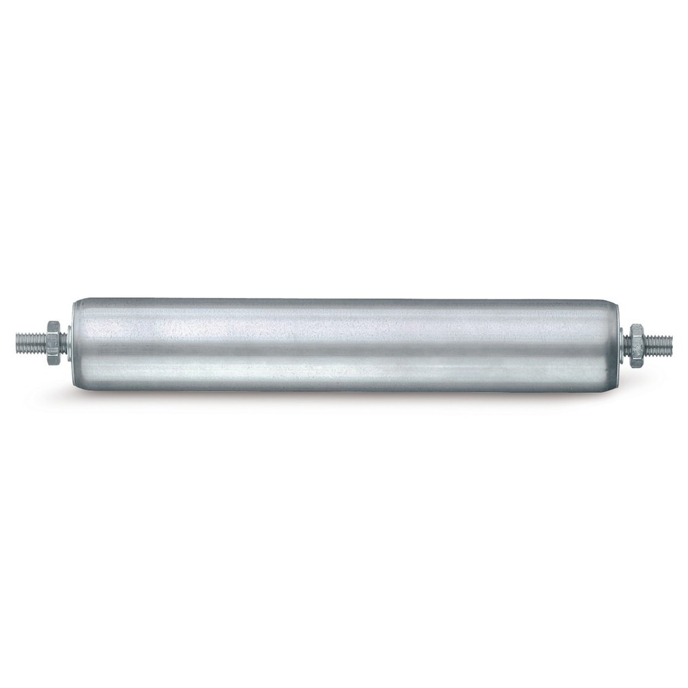 BS ROLLEN Tragrolle für Rollenbahnen, Stahl, Außengewinde, Ø 50 mm, Länge 200 mm, TK 240 kg Produktabbildung: BS ROLLEN Tragrolle für Rollenbahnen, Stahl, Außengewinde, Ø 50 mm, Länge 200 mm, TK 240 kg