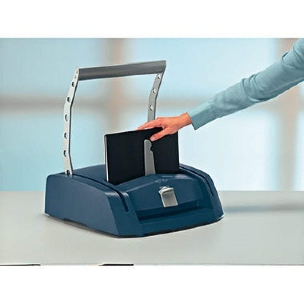 Leitz Buchbindegerät impressBIND 280 73880000 DIN A4 blau/silber Produktabbildung Nr. 3: Leitz Buchbindegerät impressBIND 280 73880000 DIN A4 blau/silber