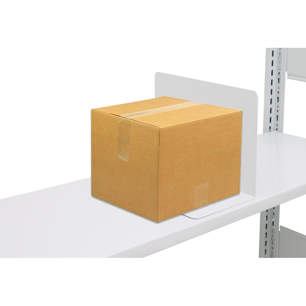 Buchstütze für SCHULTE Fachbodenregal, lichtgrau, HxT 200 x 300 mm Produktabbildung Nr. 2: Buchstütze für SCHULTE Fachbodenregal, lichtgrau, HxT 200 x 300 mm