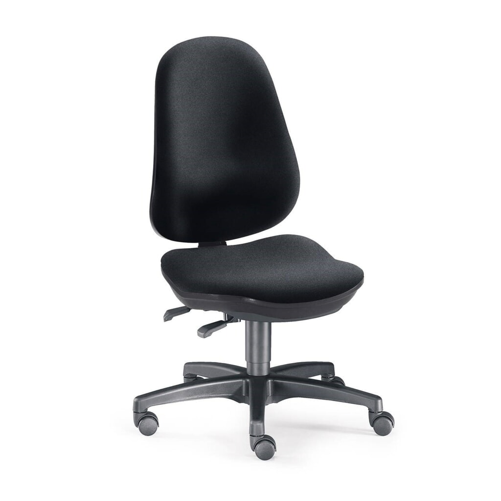 SITWELL STEIFENSAND Bandscheiben-Bürostuhl RELAX, hohe Rückenlehne, schwarz Produktabbildung: SITWELL STEIFENSAND Bandscheiben-Bürostuhl RELAX, hohe Rückenlehne, schwarz