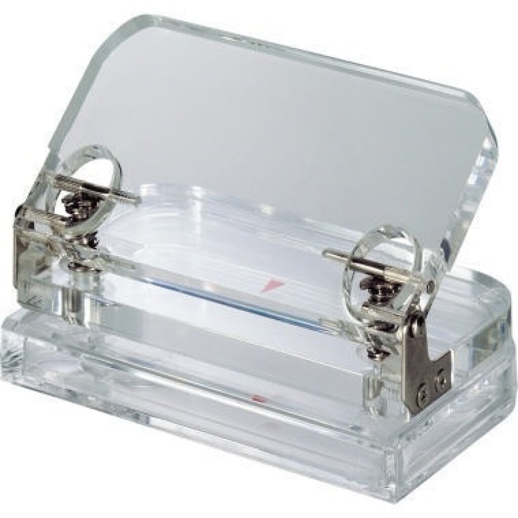 Produktabbildung: MAUL Locher M1959105 11x6x6,5cm max. 8Blatt Acryl klar