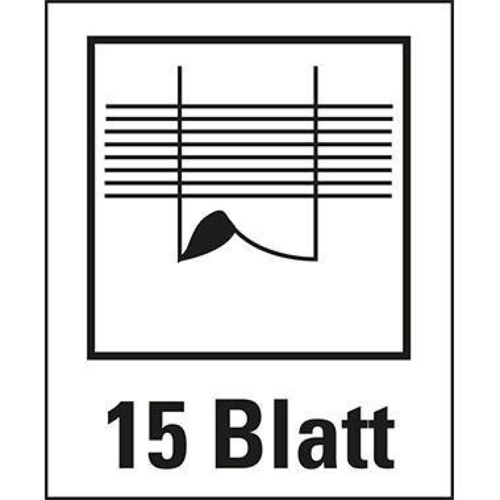 Produktabbildung Nr. 3: Soennecken Locher 3276 bis 15Blatt Metall schwarz