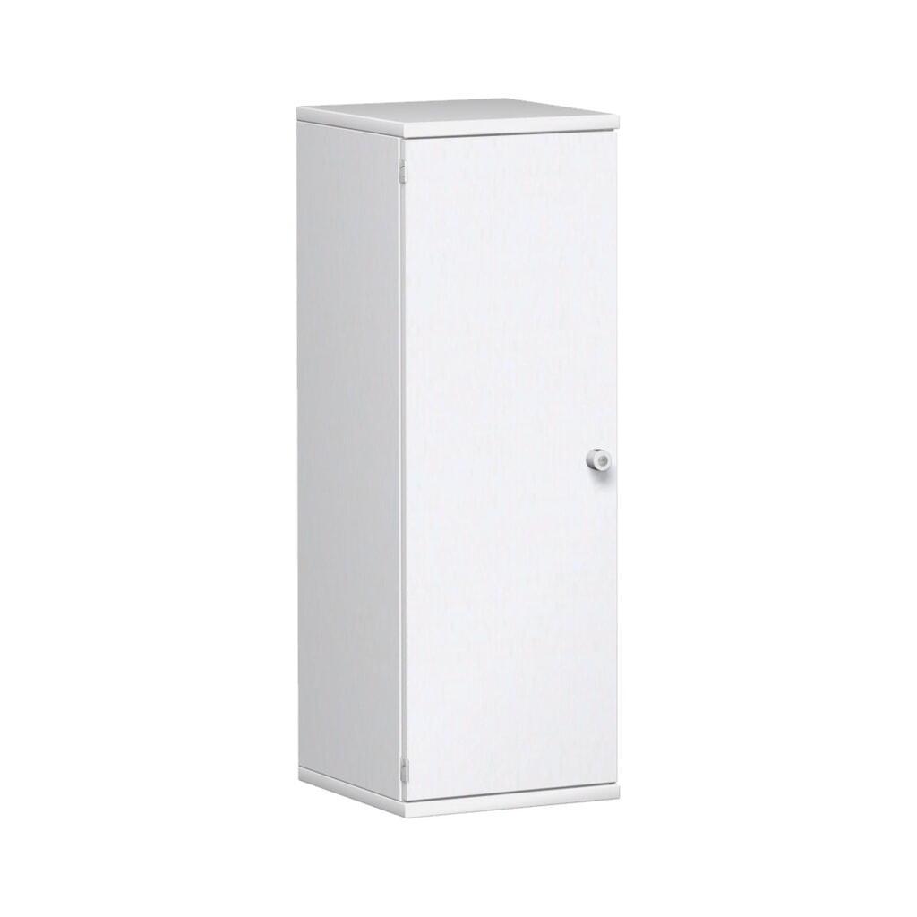 Produktabbildung: Geramöbel Büroschrank Profi, 3 OH, Breite 400 mm, Tür links, weiß
