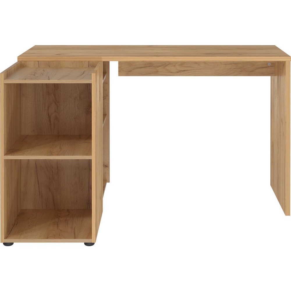 N° de l'image du produit 7 : Bureau d'angle OLVERA, 1 290 x 1 070 mm, imitation chêne de Navarre.