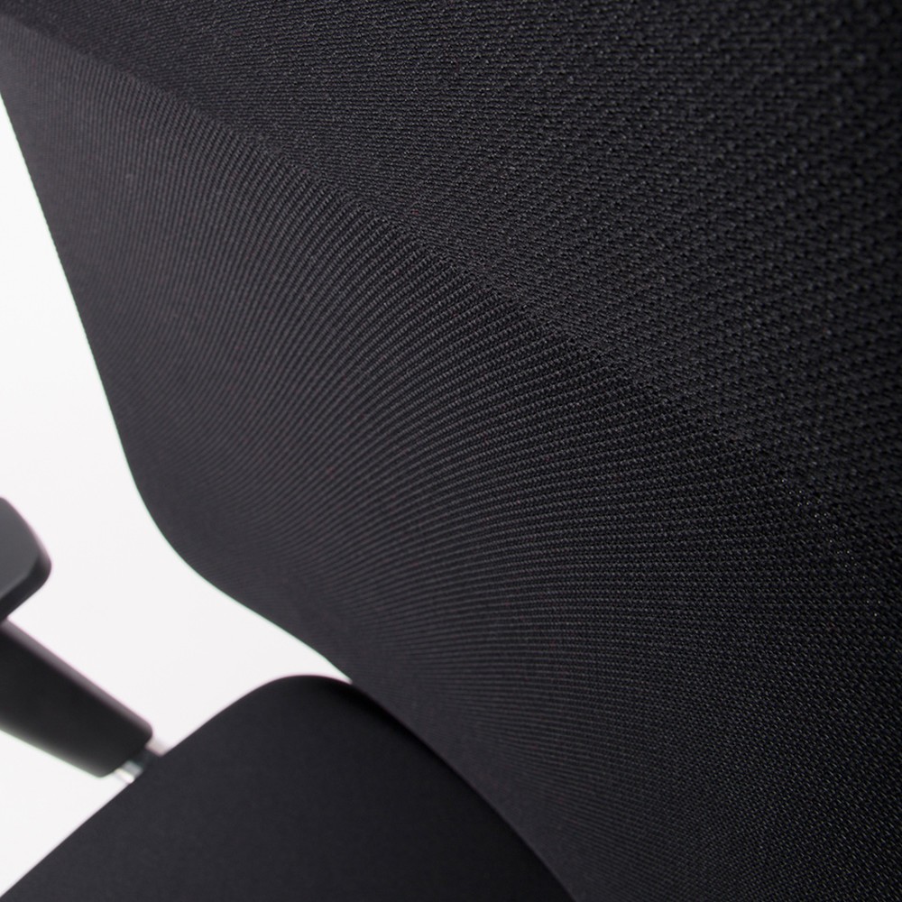 Productafbeelding nr. 5: Bureaustoel lento agilis matrix MT13, 100% polyester, zwart, armleuningen met kunststof steunen