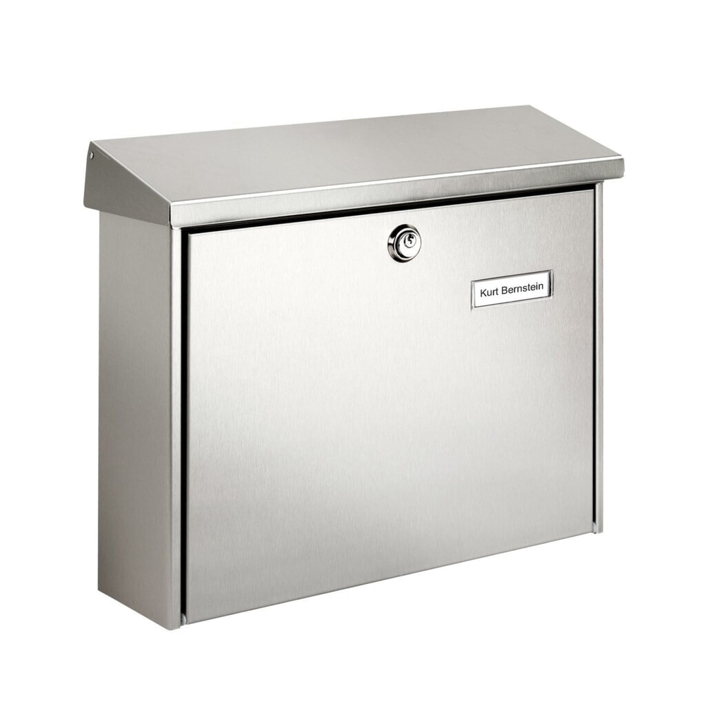 Produktabbildung: BURG-WÄCHTER Edelstahl-Briefkasten Amrum 3867 Ni