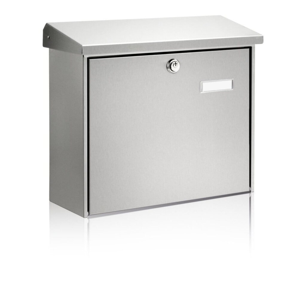 BURG-WÄCHTER Edelstahl-Briefkasten Comfort 3913 Ni Produktabbildung: BURG-WÄCHTER Edelstahl-Briefkasten Comfort 3913 Ni