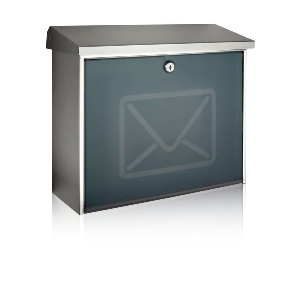 Produktabbildung: BURG-WÄCHTER Edelstahl-Briefkasten Lucca 3713 Ni Letter