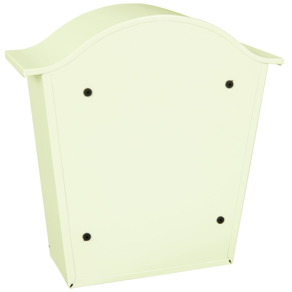 Número de imagen del producto 3: Buzón de pared Tatifande acero galvanizado con cerradura cilíndrica blanco