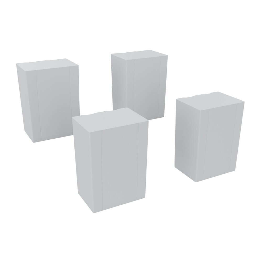 Produktabbildung Nr. 6: C+P 100 mm hohe Füße aus Kunststoff, lichtgrau