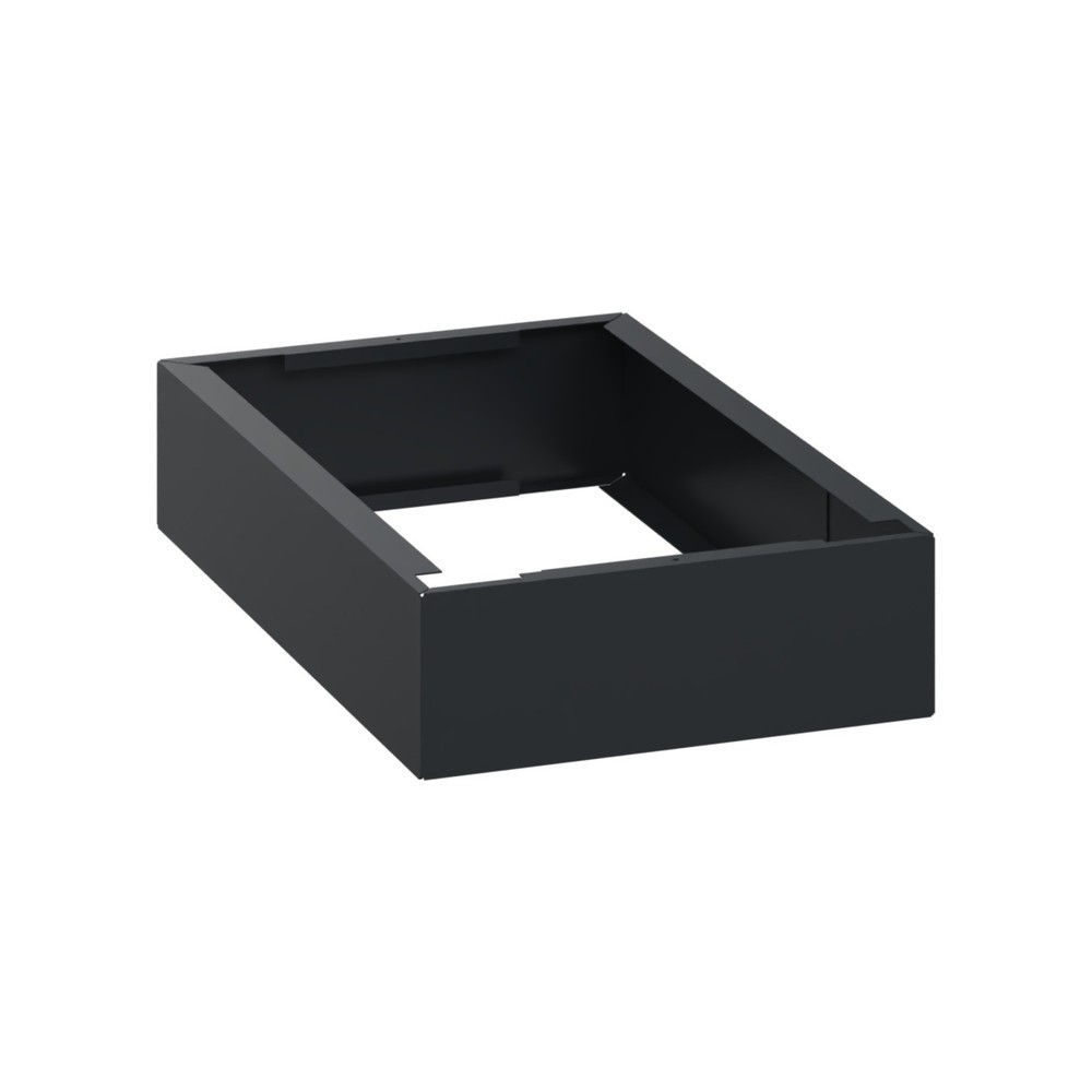 Produktabbildung: C+P Kunststoff-Sockel, HxBxT 100 x 300 x 500 mm, schwarzgrau