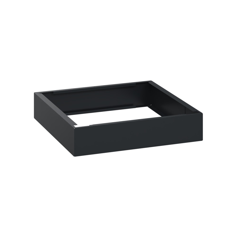 Produktabbildung: C+P Stahl-Sockel, HxBxT 100 x 500 x 500 mm, schwarzgrau