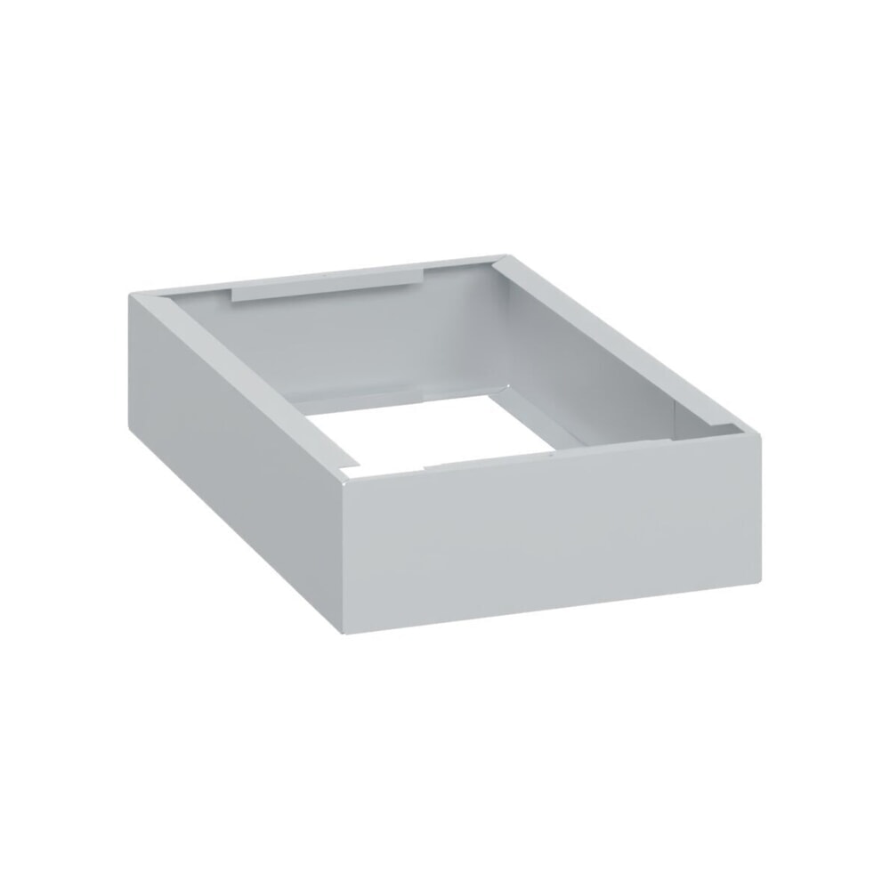 Produktabbildung Nr. 1: C+P Stahl-Sockel, HxBxT 100 x 300 x 500 mm, lichtgrau