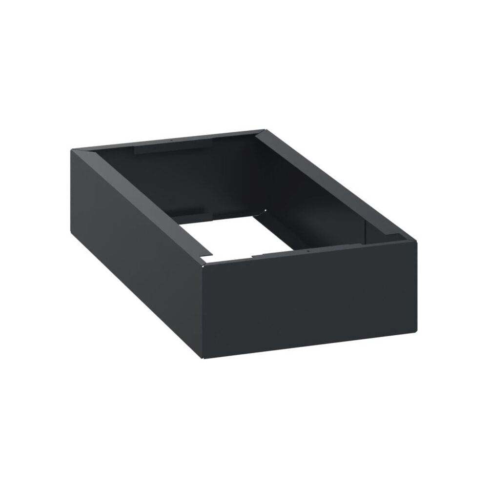 Produktabbildung Nr. 1: C+P Stahl-Sockel, HxBxT 100 x 250 x 500 mm, schwarzgrau