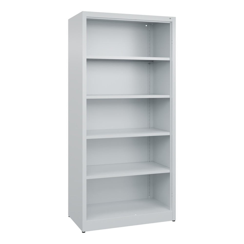 Produktabbildung: C+P Aktenregal Serie 900, HxBxT 1.950 x 930 x 500 mm, lichtgrau