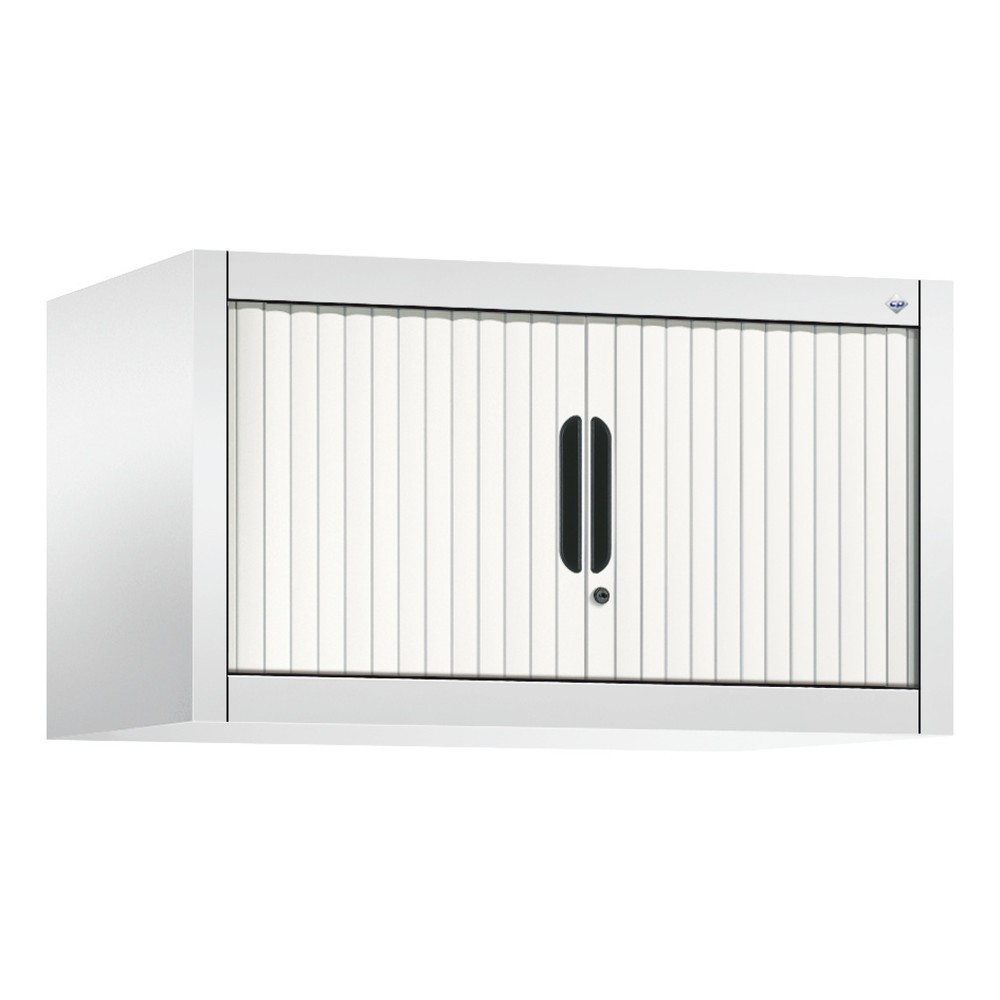 Produktabbildung Nr. 1: C+P Aufsatz-Rollladenschrank, 1 OH, Breite 800 mm, verkehrsweiß