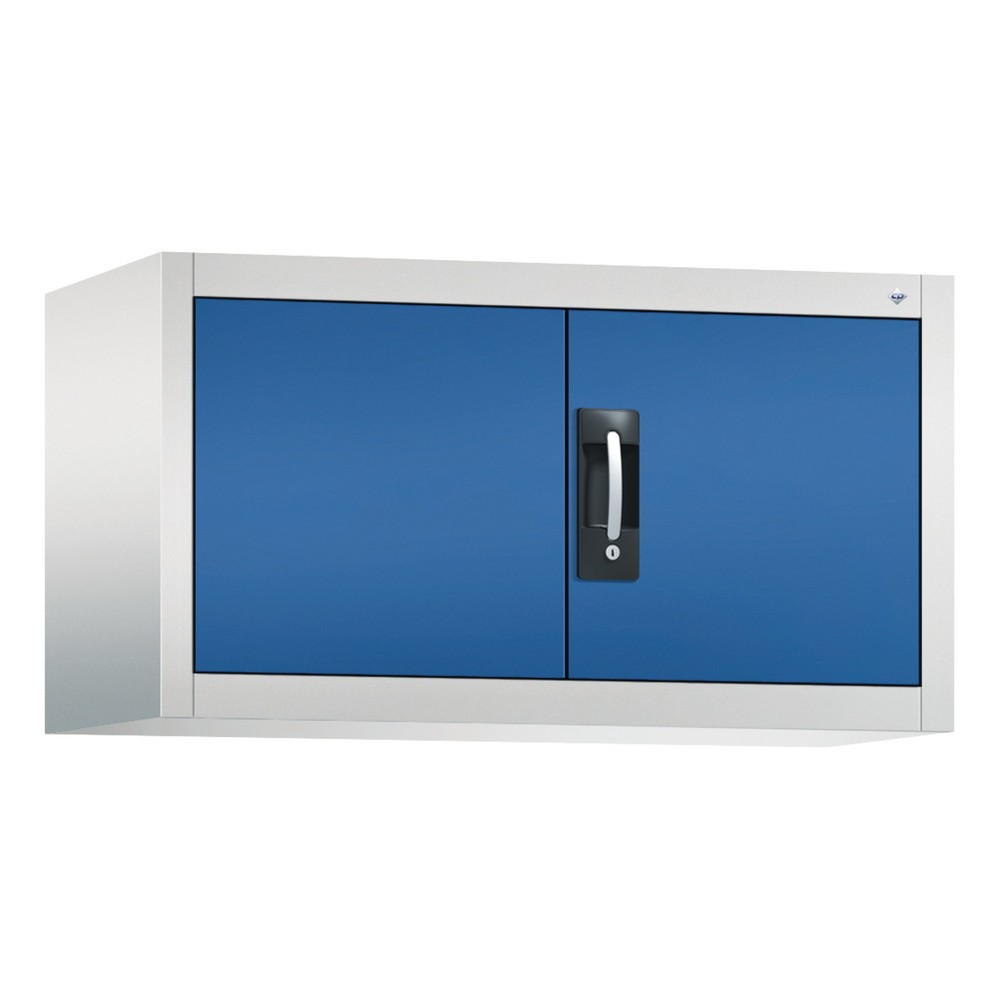 Produktabbildung Nr. 1: C+P Beistellschrank, HxBxT 500 x 930 x 400 mm, lichtgrau, enzianblau