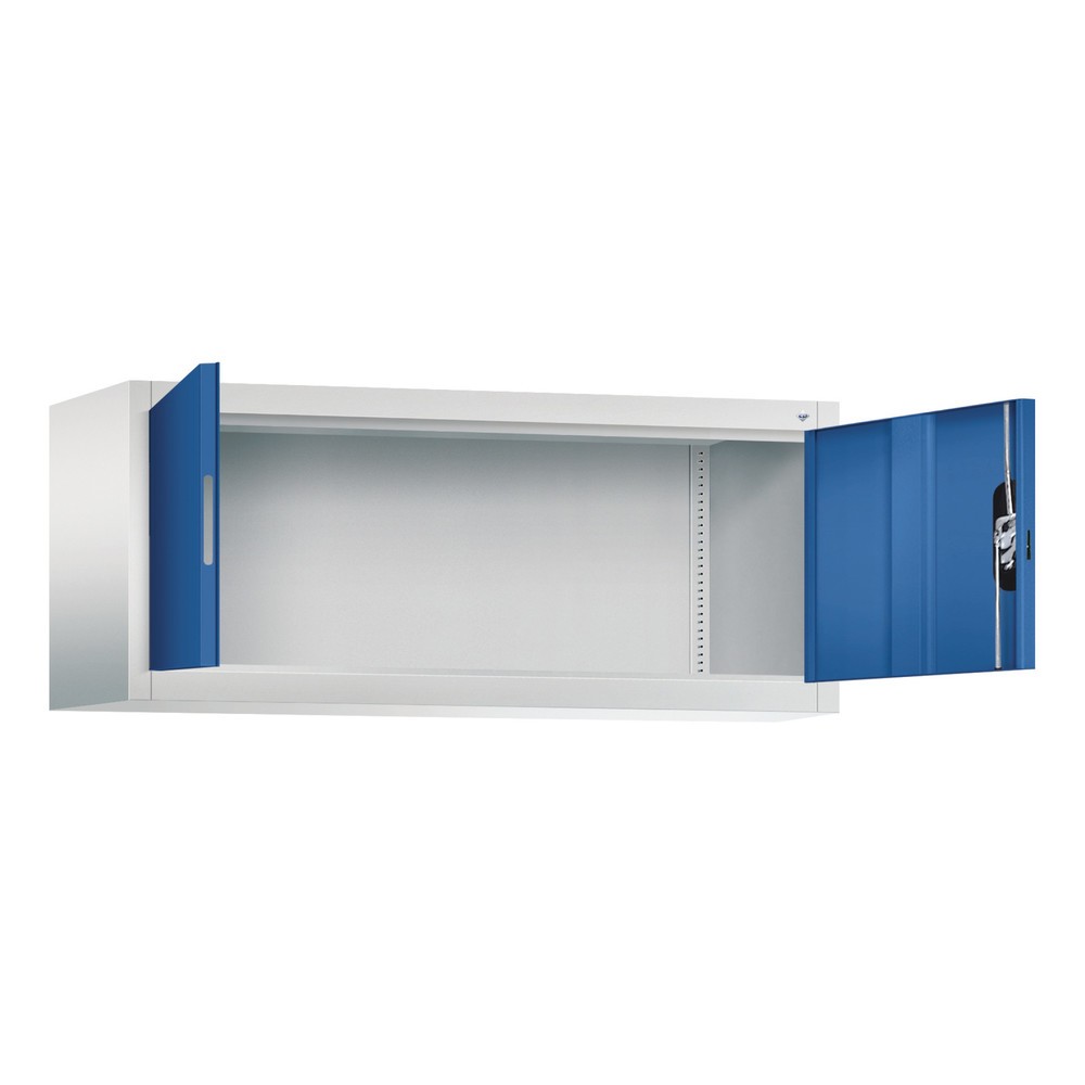 Produktabbildung Nr. 3: C+P Beistellschrank, HxBxT 500 x 1.200 x 400 mm, lichtgrau, enzianblau