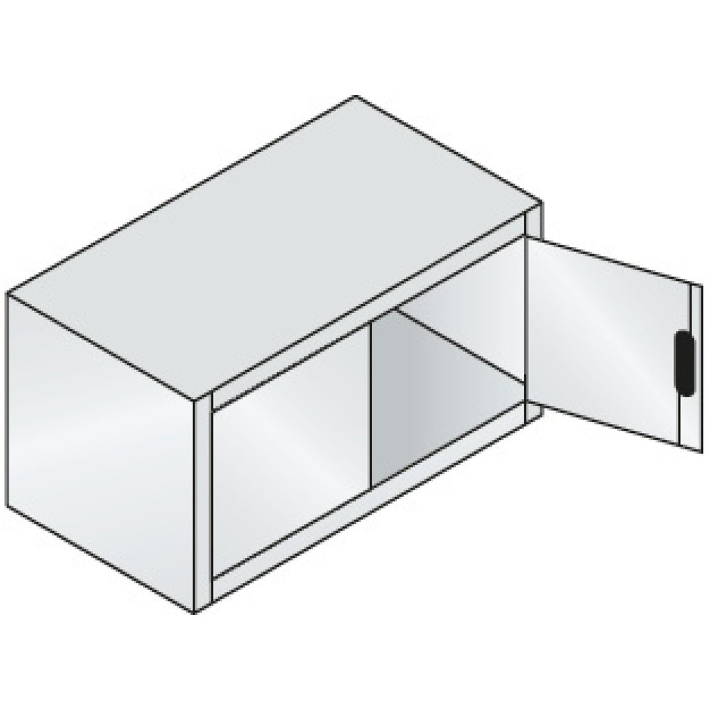 Produktabbildung Nr. 2: C+P Beistellschrank, HxBxT 500 x 930 x 500 mm, lichtgrau, anthrazitgrau