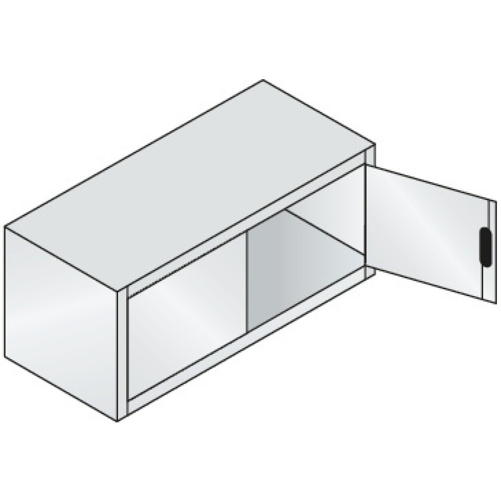 Produktabbildung Nr. 2: C+P Beistellschrank, HxBxT 500 x 1.200 x 500 mm, lichtgrau, schwarzgrau
