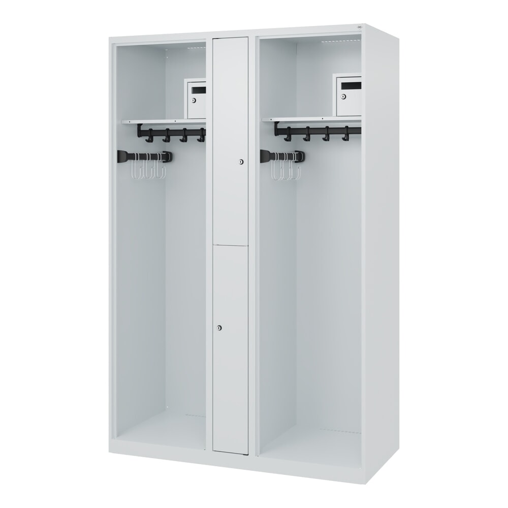 Productafbeelding nr. 5: C+P brandweerkast MAXI, vloerglijders, hxbxd 1.850 x 1.200 x 500 mm, lichtgrijs