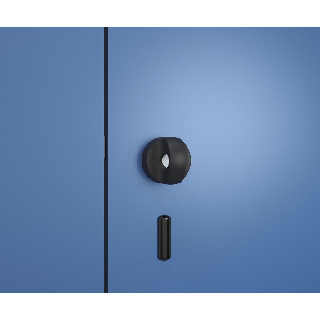 C+P Doppelstock-Spind Classic PLUS, Gestell, 3 Abteile, HxBxT 1.950 x 900 x 500 mm, lichtgrau, rubinrot, für Vorhängeschloss, 6 Fächer Produktabbildung Nr. 7: C+P Doppelstock-Spind Classic PLUS, Gestell, 3 Abteile, HxBxT 1.950 x 900 x 500 mm, lichtgrau, rubinrot, für Vorhängeschloss, 6 Fächer