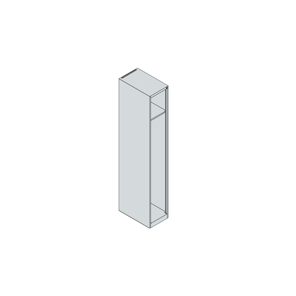 Produktabbildung Nr. 4: C+P Feuerwehrspind EXPERT, Bodengleiter, 1 Abteil, HxBxT 1.850 x 300 x 500 mm, feuerrot