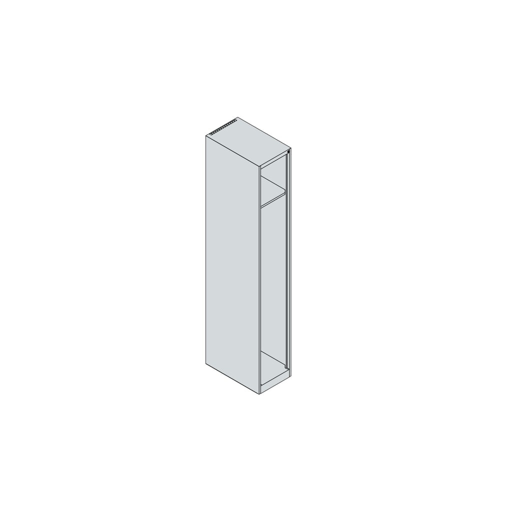 Produktabbildung Nr. 4: C+P Feuerwehrspind EXPERT, Sockel, 1 Abteil, HxBxT 1.850 x 300 x 500 mm, feuerrot, mit Helmhalter