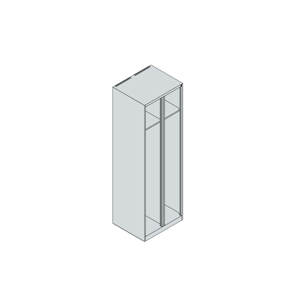 C+P Feuerwehrspind EXPERT, Füße, 2 Abteile, HxBxT 1.850 x 600 x 500 mm, anthrazitgrau, mit Helmhalter Produktabbildung Nr. 5: C+P Feuerwehrspind EXPERT, Füße, 2 Abteile, HxBxT 1.850 x 600 x 500 mm, anthrazitgrau, mit Helmhalter