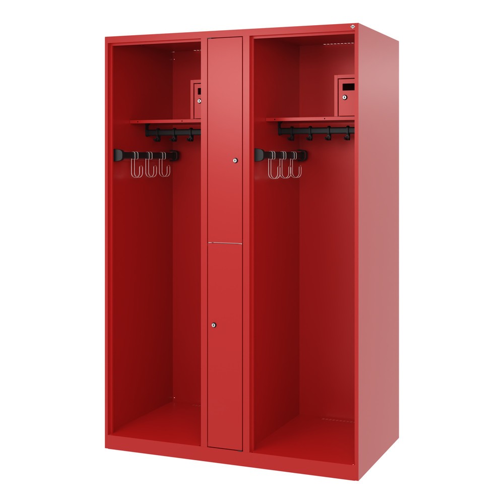 Produktabbildung Nr. 5: C+P Feuerwehrspind MAXI, Bodengleiter, HxBxT 1.850 x 1.200 x 600 mm, feuerrot