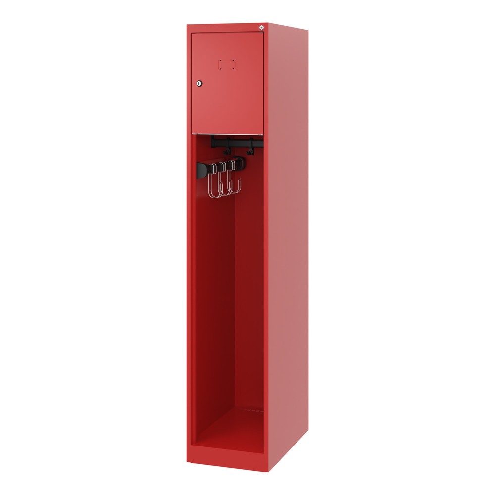 Produktabbildung Nr. 5: C+P Feuerwehrspind YOUNGSTER, Bodengleiter, 1 Abteil, HxBxT 1.530 x 300 x 500 mm, feuerrot