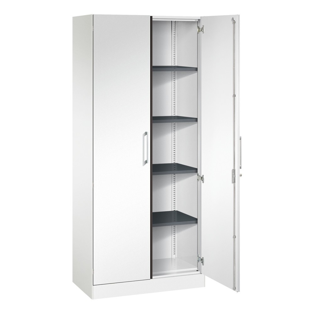 Produktabbildung Nr. 3: C+P Flügeltürenschrank Asisto, 5 OH, Breite 800 mm, verkehrsweiß, verkehrsweiß