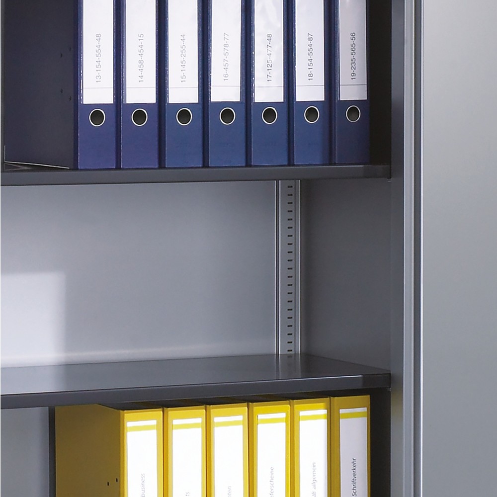 Produktabbildung Nr. 2: C+P Schiebetürenschrank Asisto, 5 OH, Breite 1.200 mm, verkehrsweiß, verkehrsweiß