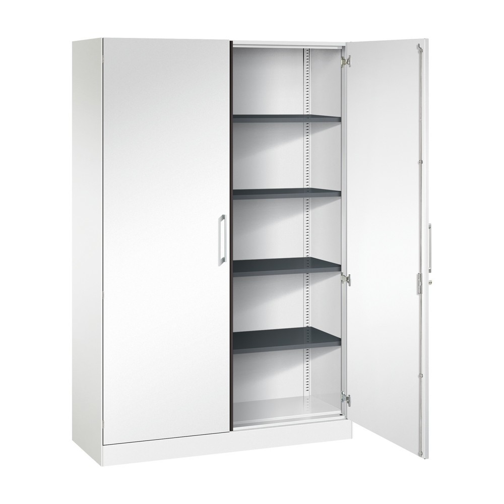 Produktabbildung Nr. 3: C+P Flügeltürenschrank Asisto, 5 OH, Breite 1.200 mm, verkehrsweiß, verkehrsweiß