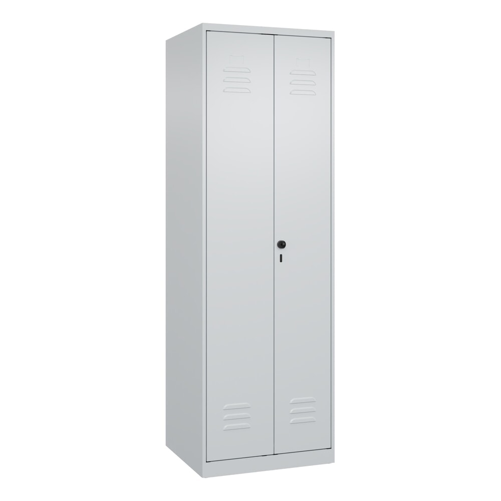 Produktabbildung Nr. 9: C+P PSA Doppel-Spind Classic PLUS, 2 Abteile, HxBxT 1.850 x 600 x 500 mm, lichtgrau, lichtgrau, für Vorhängeschloss