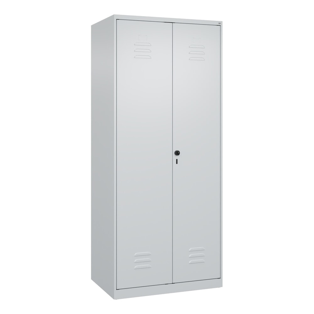 Produktabbildung Nr. 9: C+P PSA Doppel-Spind Classic PLUS, 2 Abteile, HxBxT 1.850 x 800 x 500 mm, lichtgrau, lichtgrau, für Vorhängeschloss