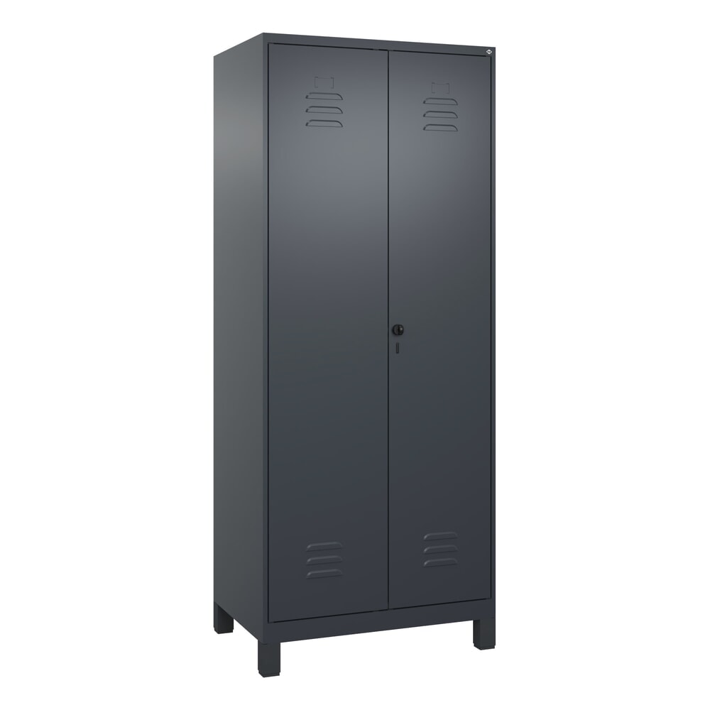 C+P PSA Doppel-Spind Classic PLUS, Füße, 2 Abteile, HxBxT 1.950 x 800 x 500 mm, anthrazitgrau, anthrazitgrau, für Vorhängeschloss Produktabbildung Nr. 9: C+P PSA Doppel-Spind Classic PLUS, Füße, 2 Abteile, HxBxT 1.950 x 800 x 500 mm, anthrazitgrau, anthrazitgrau, für Vorhängeschloss